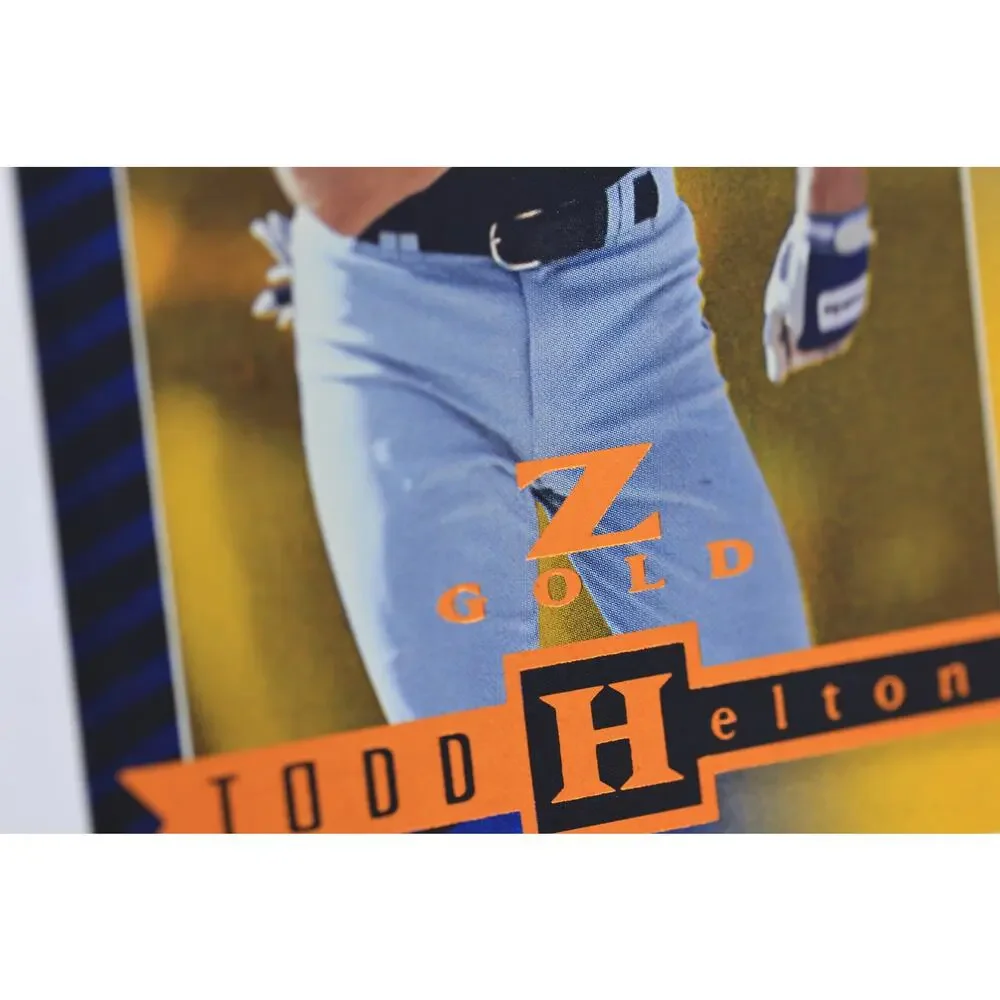1998 Zenith Z-Gold #89 Todd Helton RC 60/100 PSA 8 Colorado Rockies - Pop 2